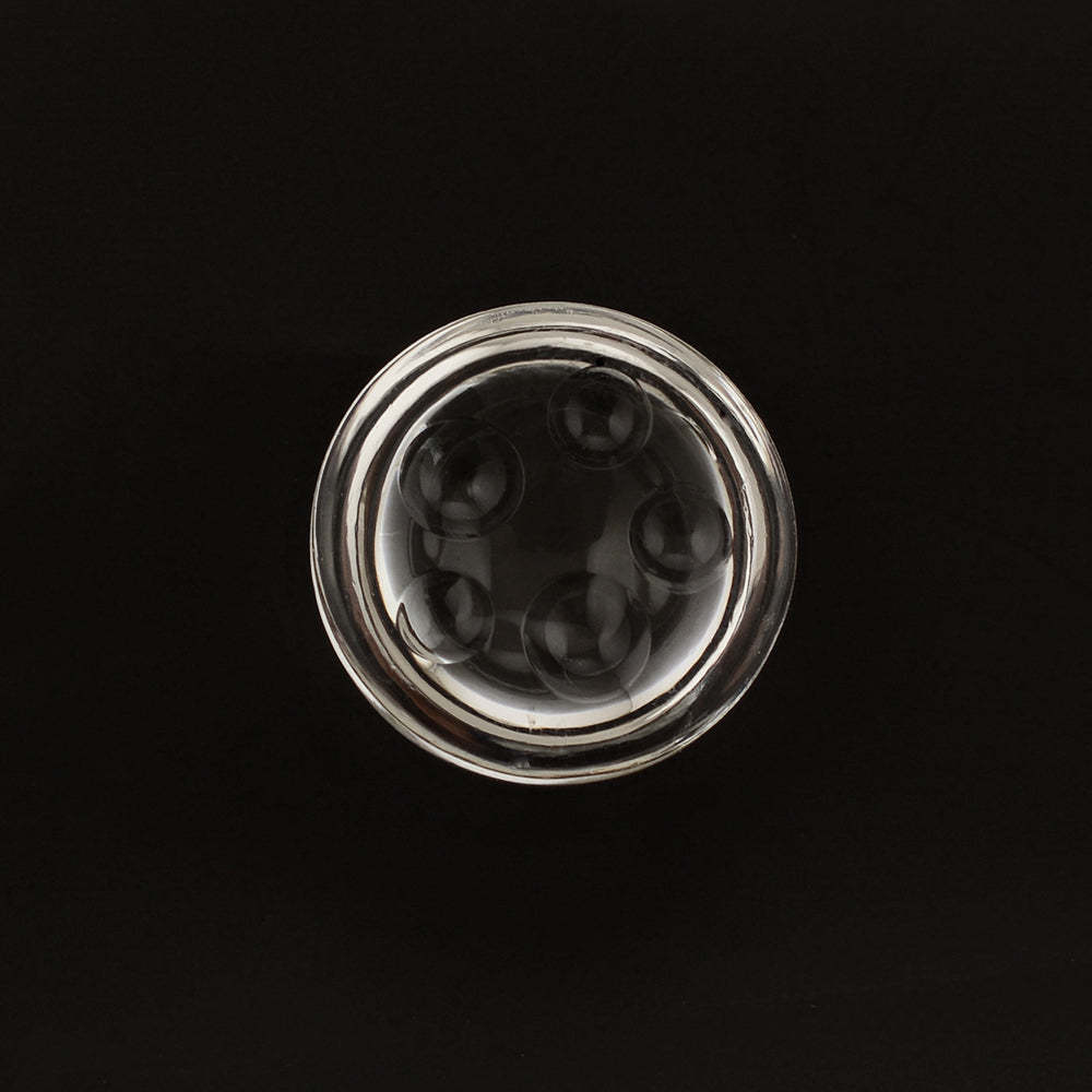 CRYSTAL SUPPER BUBBLE ROUND CAB 15MM 12.6 Cts.