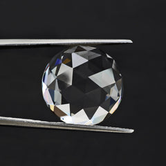 CRYSTAL ROSE CUT ROUND CAB (HIGH DOME) 18MM 21 Cts.