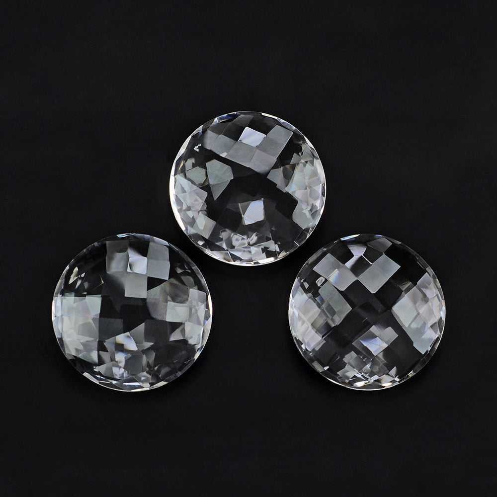 CRYSTAL BRIOLETTE ROUND 20MM 14.07 Cts.