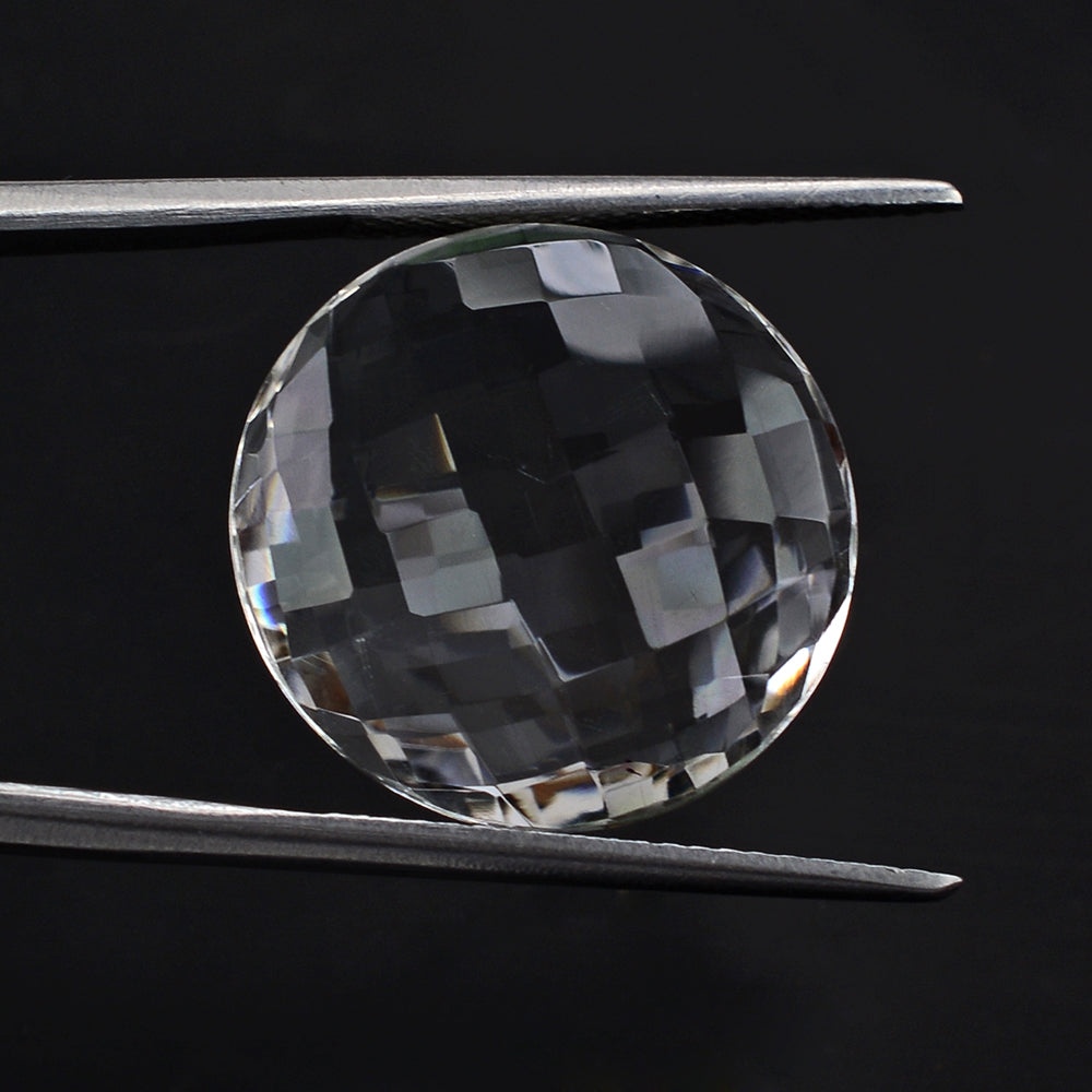 CRYSTAL BRIOLETTE ROUND 18MM 11.5 Cts.