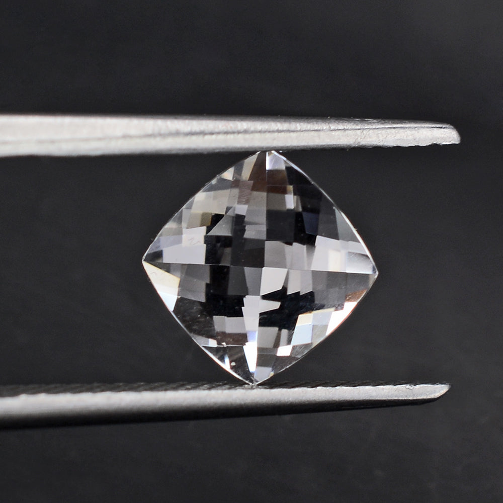CRYSTAL CHECKER CUT CUSHION 7MM 1.45 Cts.