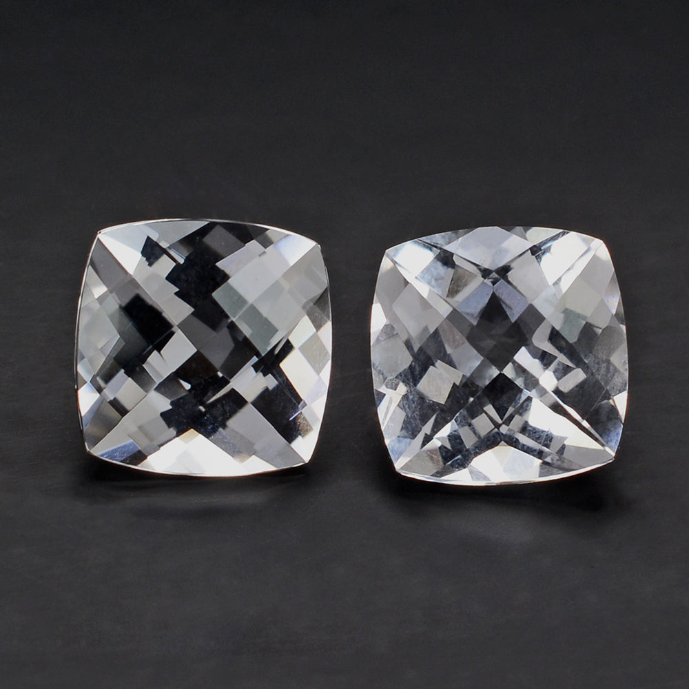 CRYSTAL CHECKER CUT CUSHION 7MM 1.45 Cts.