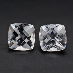 CRYSTAL CHECKER CUT CUSHION 7MM 1.45 Cts.