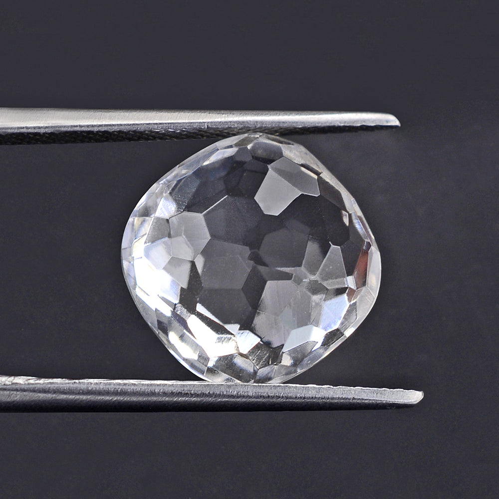 CRYSTAL IRREGULAR CUT BRIOLETTE CUSHION 12.50MM 8.5 Cts.
