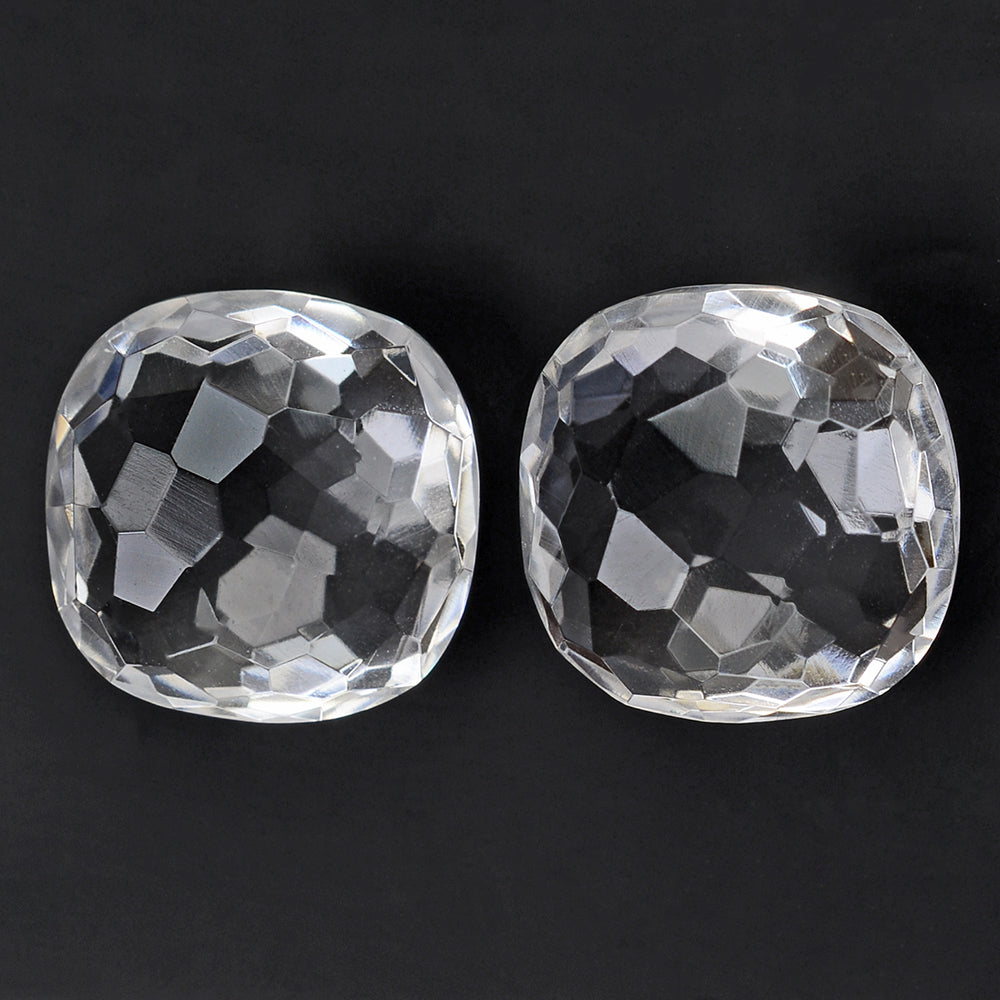 CRYSTAL IRREGULAR CUT BRIOLETTE CUSHION 12.50MM 8.5 Cts.