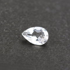 CRYSTAL CUT PEAR 9X6MM (WHITE/CLEAN) 1.38 Cts.