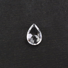 CRYSTAL CUT PEAR 9X6MM (WHITE/CLEAN) 1.38 Cts.