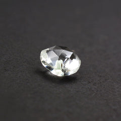 CRYSTAL ROSE CUT BRIOLETTE PEAR TABEEZ (HALF DRILL) 8MM 1.95 Cts.