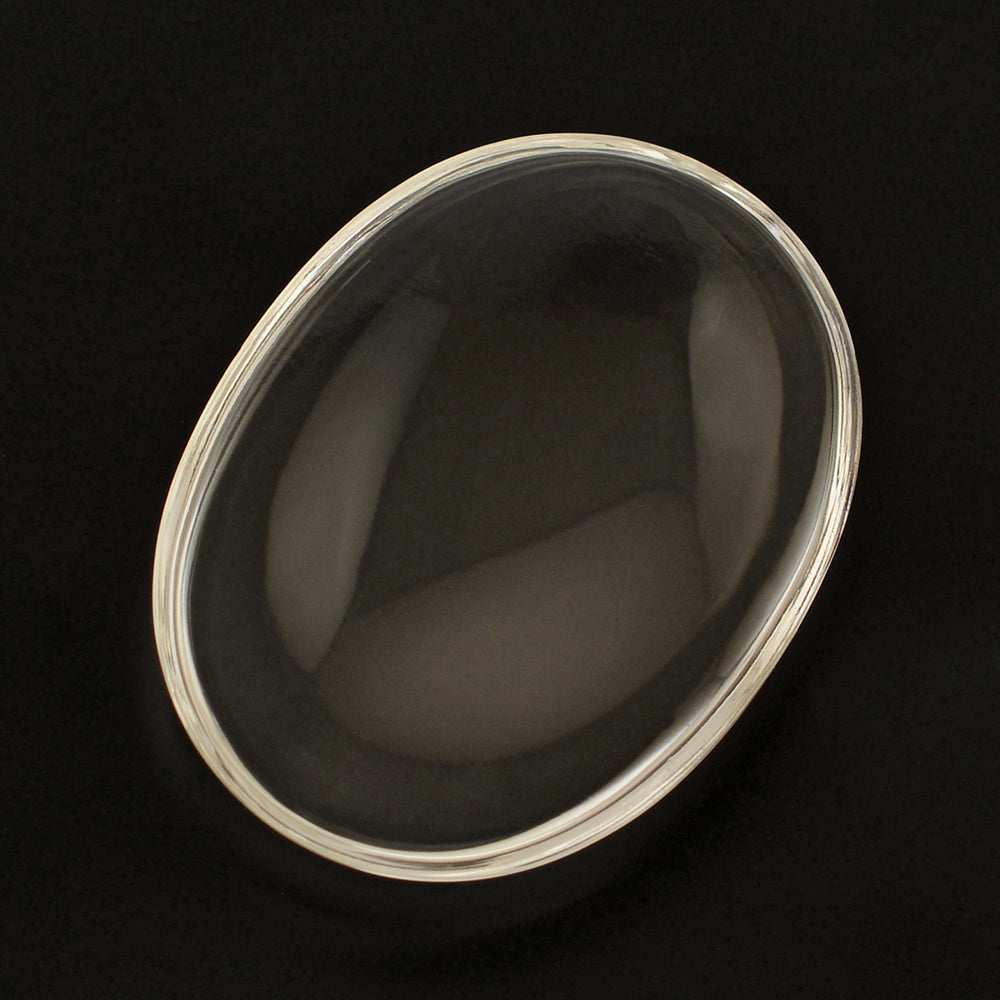 CRYSTAL OVAL CAB (FLAT) 30X22MM 26.1 Cts.
