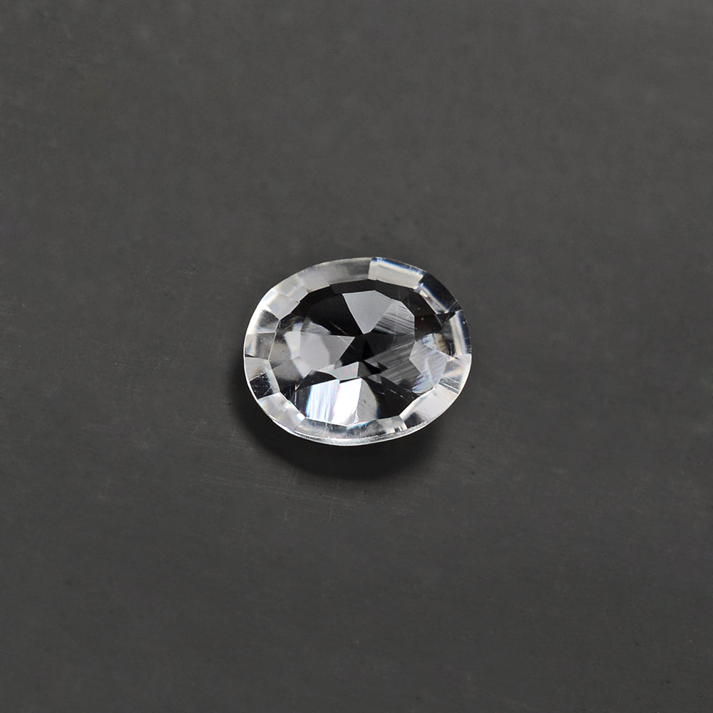 CRYSTAL IRREGULAR CUT BRIOLETTE OVAL PILLOW 5X4MM 0.29 Cts.