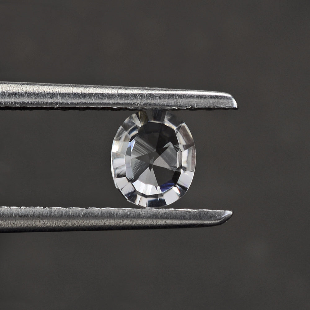 CRYSTAL IRREGULAR CUT BRIOLETTE OVAL PILLOW 5X4MM 0.29 Cts.