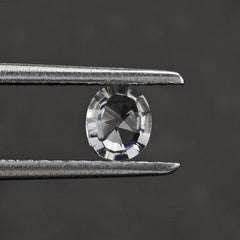 CRYSTAL IRREGULAR CUT BRIOLETTE OVAL PILLOW 5X4MM 0.29 Cts.