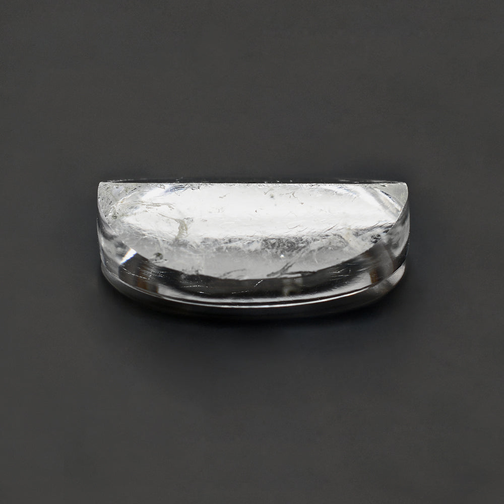 CRYSTAL ROUGH TOP OVAL CAB 20X15MM 13.37 Cts.