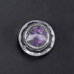 CRYSTAL CUT ROUND (WITH INSIDE STONE) 8MM 1.67 Cts.