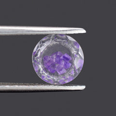 CRYSTAL CUT ROUND (WITH INSIDE STONE) 8MM 1.67 Cts.