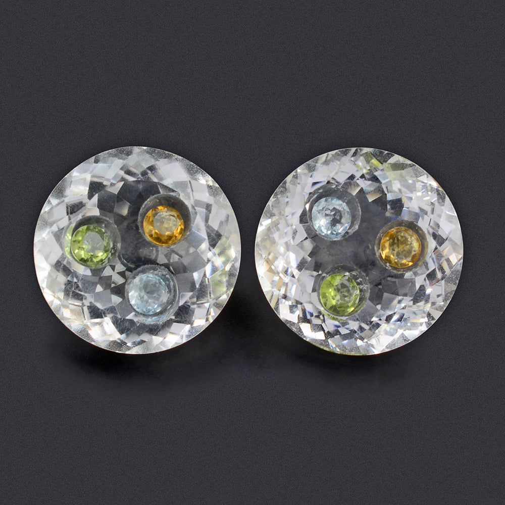 CRYSTAL CUT ROUND (INSIDE STONE) 20MM 27.35 Cts.