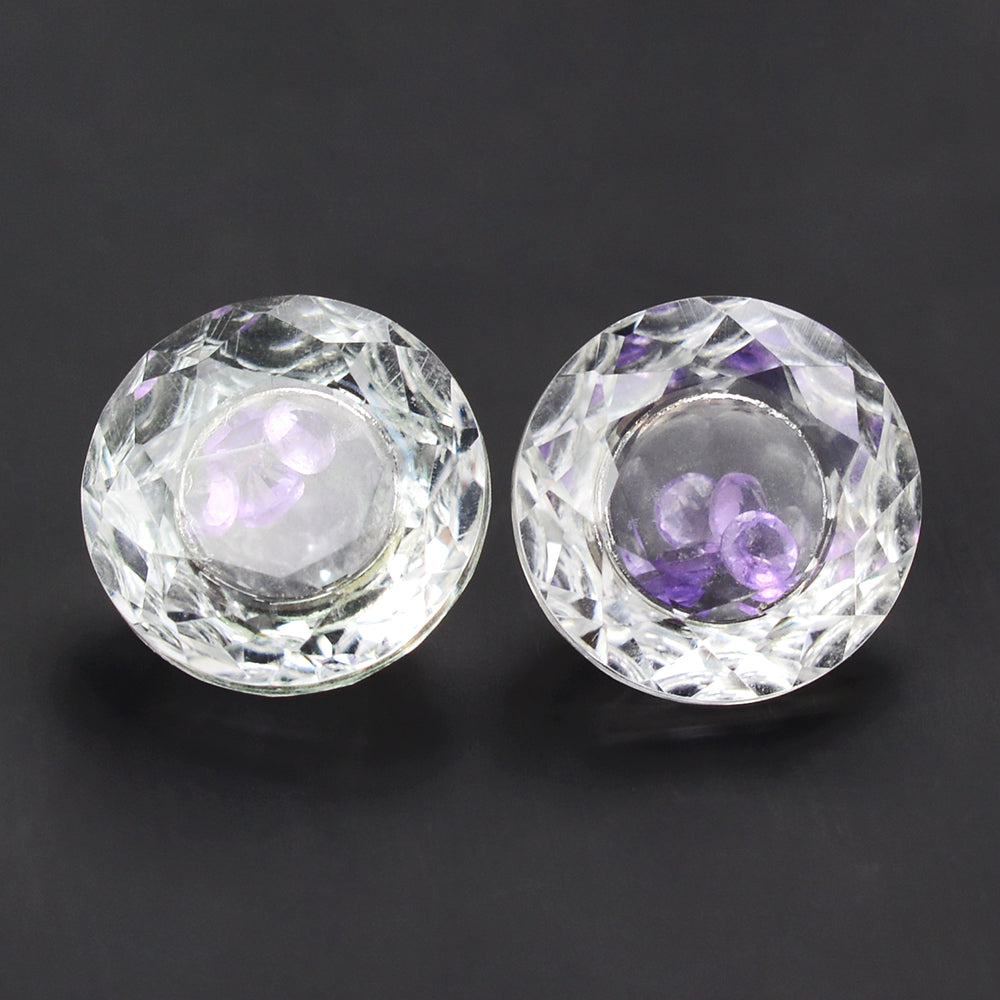 CRYSTAL CUT ROUND (INSIDE STONE) 8MM 1.73 Cts.