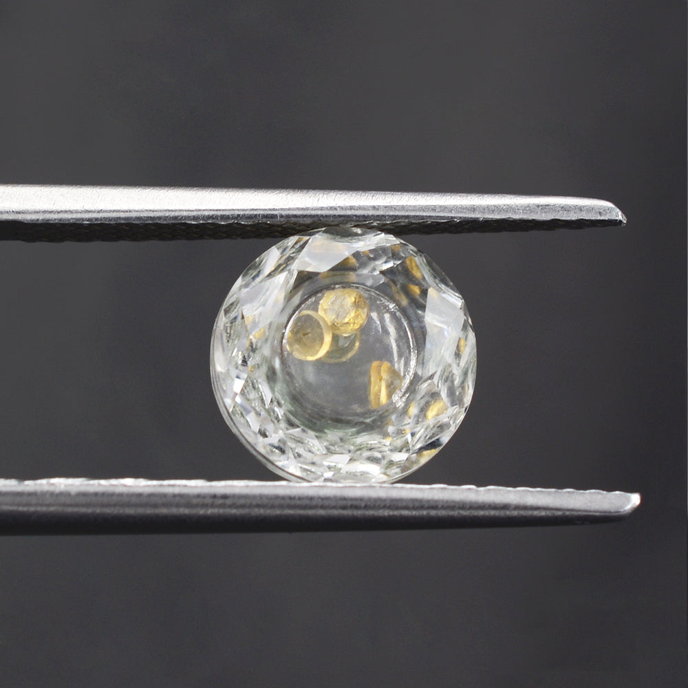 CRYSTAL CUT ROUND (INSIDE STONE) 8MM 1.9 Cts.