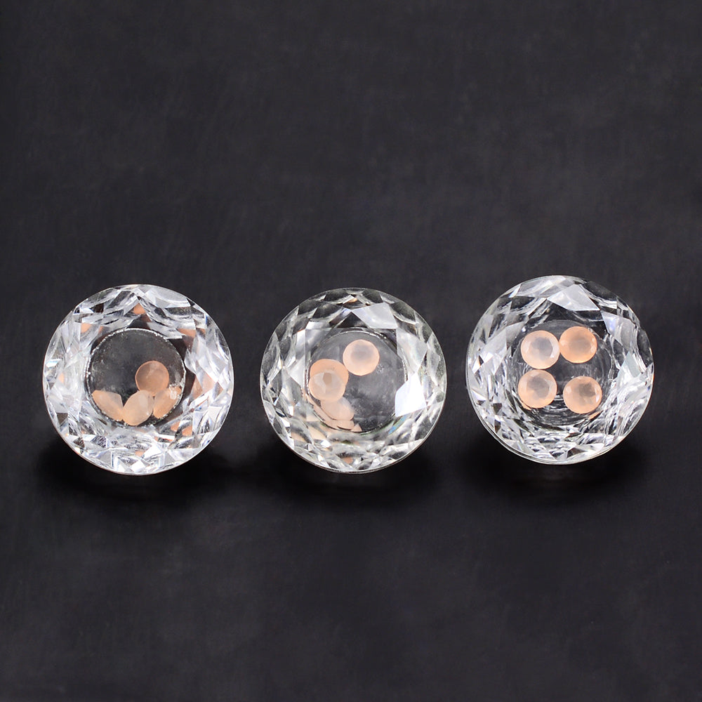 CRYSTAL CUT ROUND (INSIDE STONE) 8MM 1.68 Cts.