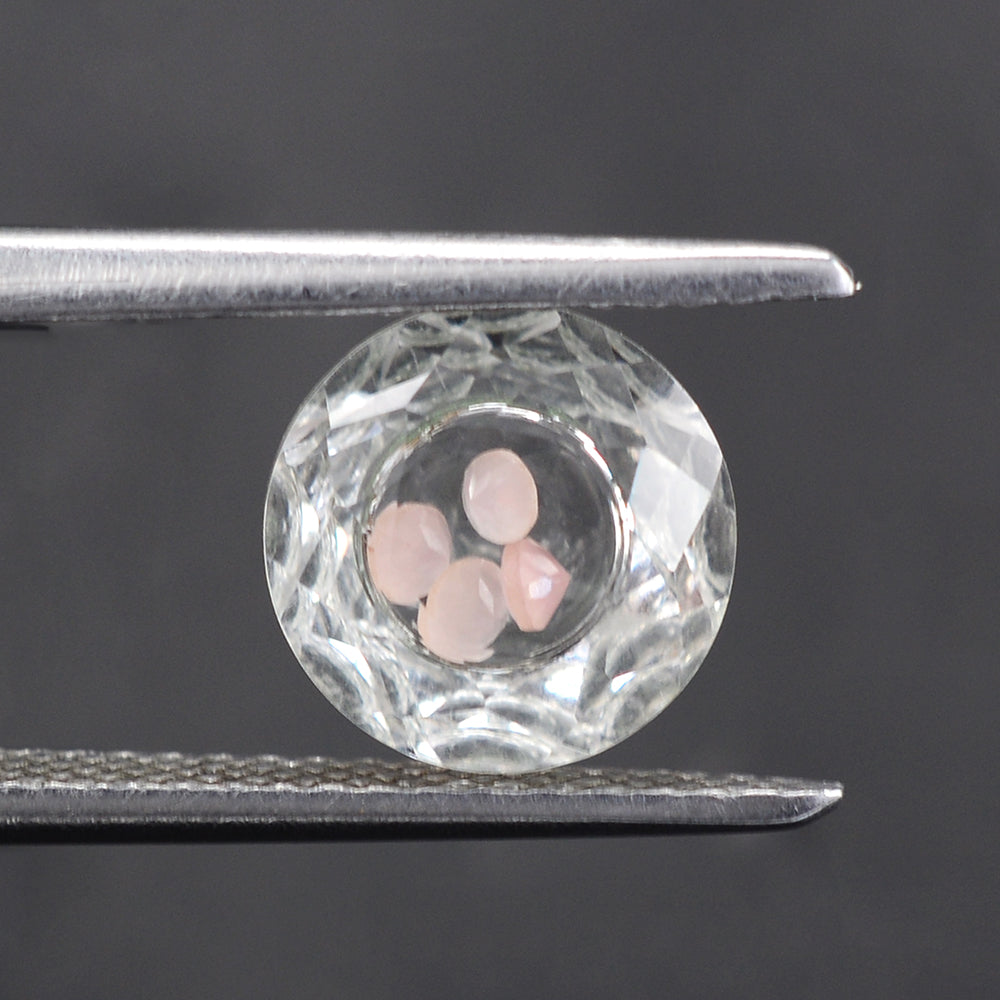 CRYSTAL CUT ROUND (INSIDE STONE) 8MM 1.75 Cts.