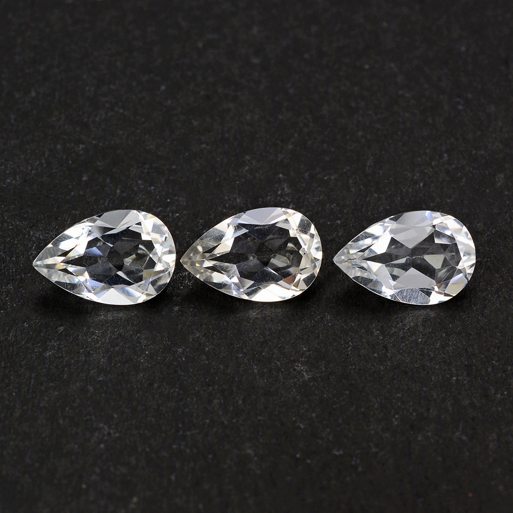 CRYSTAL CUT PEAR 12X8MM 2.67 Cts.