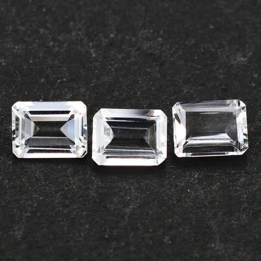 CRYSTAL CUT OCTAGON 8X6MM 1.53 Cts.