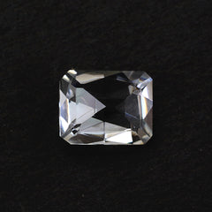 CRYSTAL ROSE CUT OCTAGON 9X7MM 2.4 Cts.