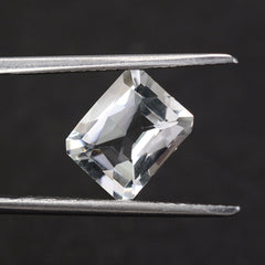 CRYSTAL ROSE CUT OCTAGON 9X7MM 2.4 Cts.