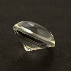 CRYSTAL BUFFTOP CONCAVE STEP CUT BACK ROUND (DES#47) 15MM 11.65 Cts.