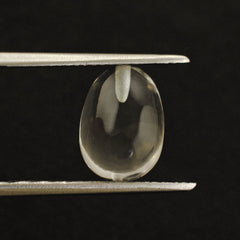 CRYSTAL PLAIN EGG (DES#54) HALF DRILL 11X8MM 5.24 Cts.