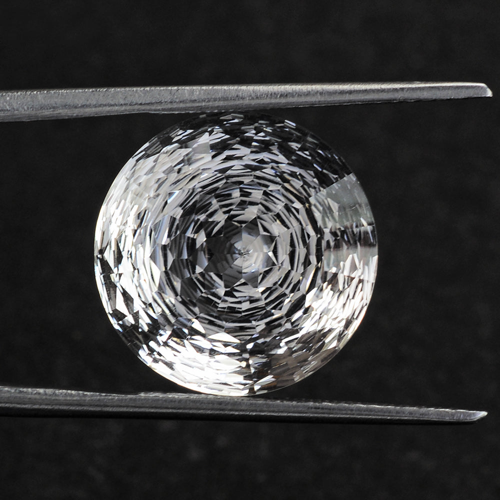 CRYSTAL NIRVANA CUT ROUND (DES#81) 15MM 11.30 Cts.