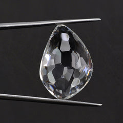 CRYSTAL IRREGULAR CUT BRIOLETTE FANCY SHAPE 30X20MM 35.75 Cts.
