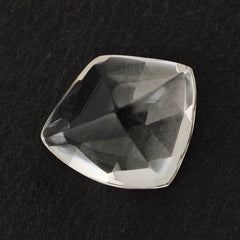 CRYSTAL ROSE CUT FANCY SHAPE 14X12MM 5.70 Cts.