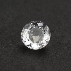 CRYSTAL CUT ROUND WITH DIAMOND ROUGH INSIDE 10MM 3.70 Cts.