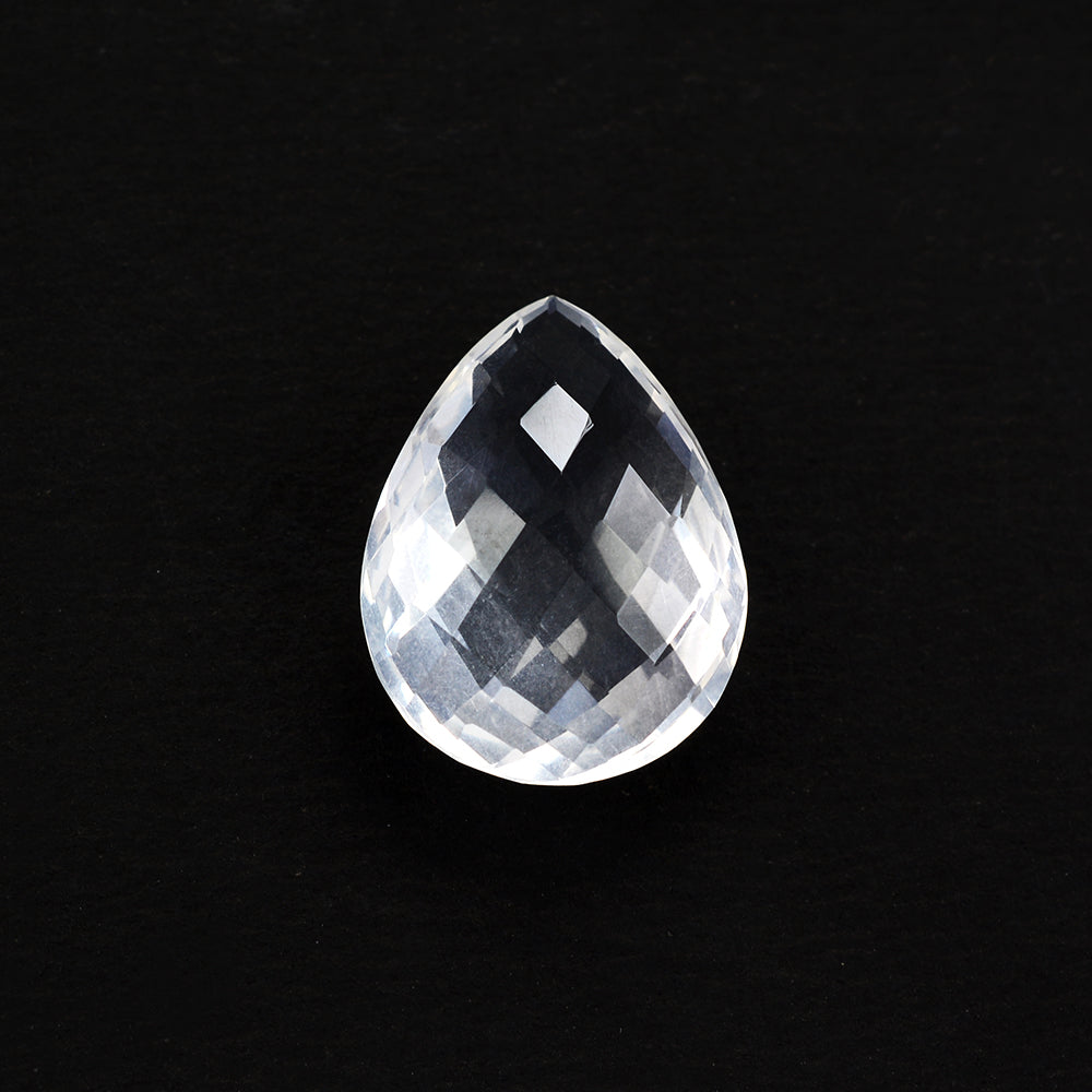CRYSTAL BRIOLETTE PEAR (SEMI MILKY) 20X15MM 15.18 Cts.