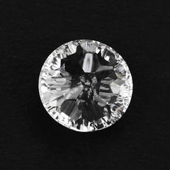 CRYSTAL CONCAVE BRIOLETTE ROUND WITH BUBBLE 15MM 10.20 Cts.