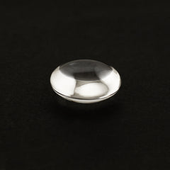 CRYSTAL PLAIN LENTIL ROUND 15MM 12.10 Cts.