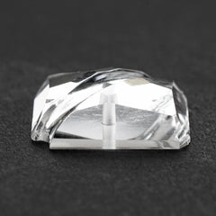 CRYSTAL OCTAGON CABS WITH CARVED BELT (DES#27) 16X12MM 8.20 Cts.