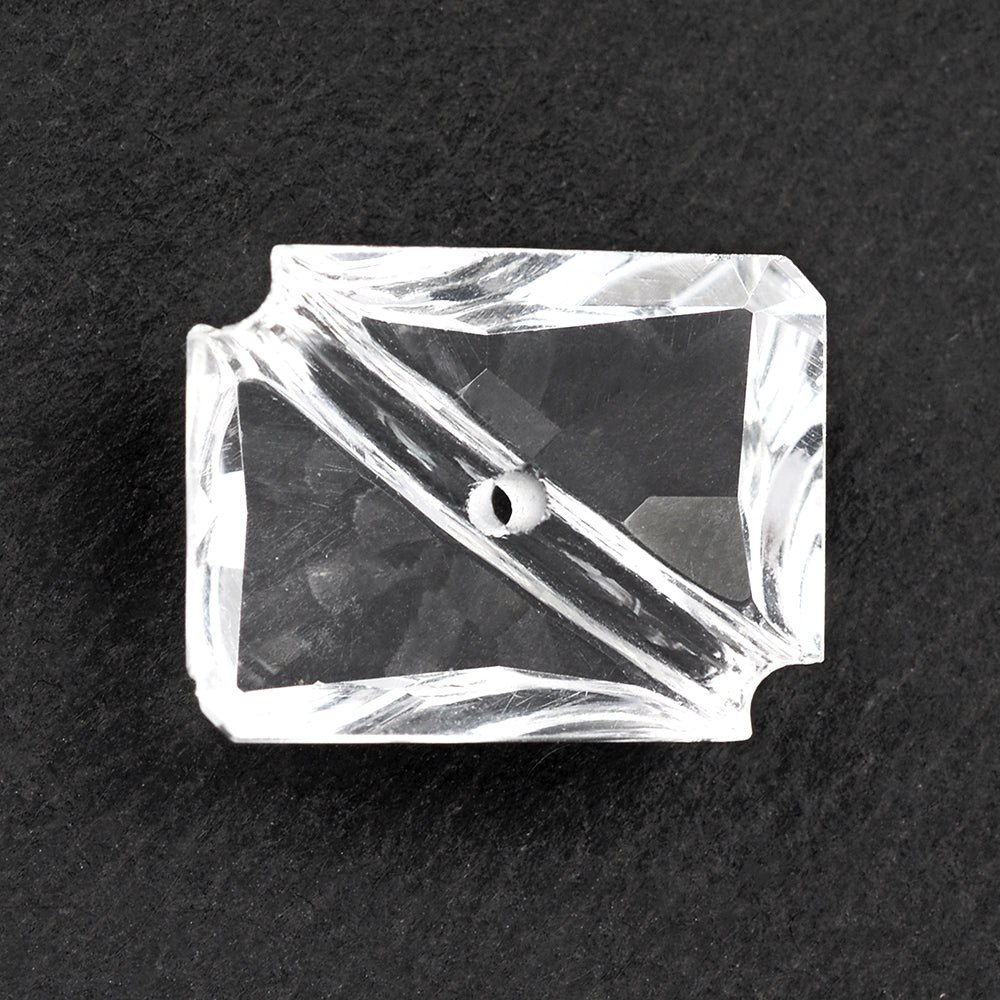 CRYSTAL OCTAGON CABS WITH CARVED BELT (DES#27) 16X12MM 8.20 Cts.