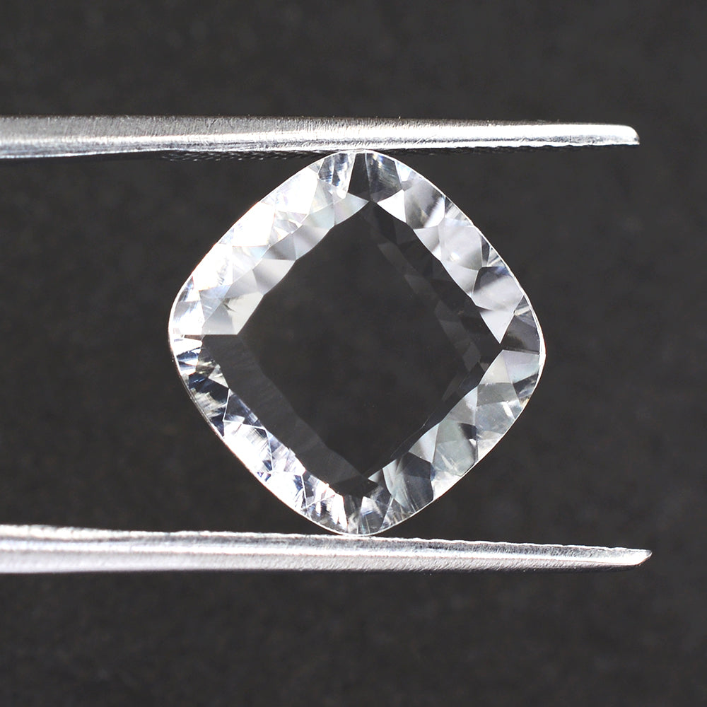 CRYSTAL CONCAVE CUSHION FLAT (DES#144) 12MM 4.48 Cts.