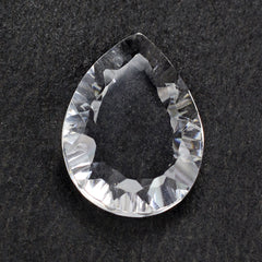CRYSTAL CONCAVE PEAR FLAT (DES#145) 16X12MM 4.65 Cts.