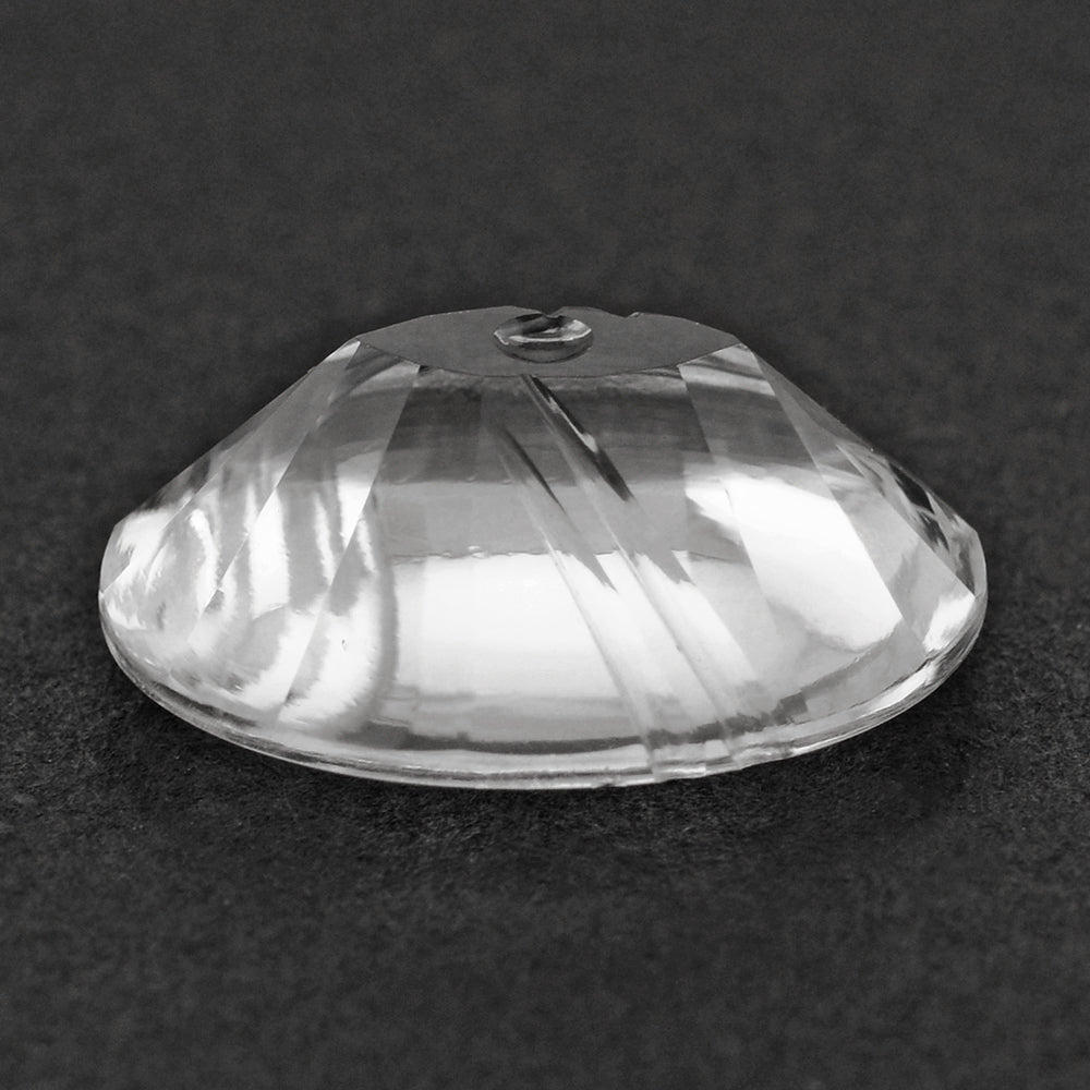 CRYSTAL FLAT BUFFTOP EVIL EYE OVAL (DES#112) 20X15MM 15.07 Cts.