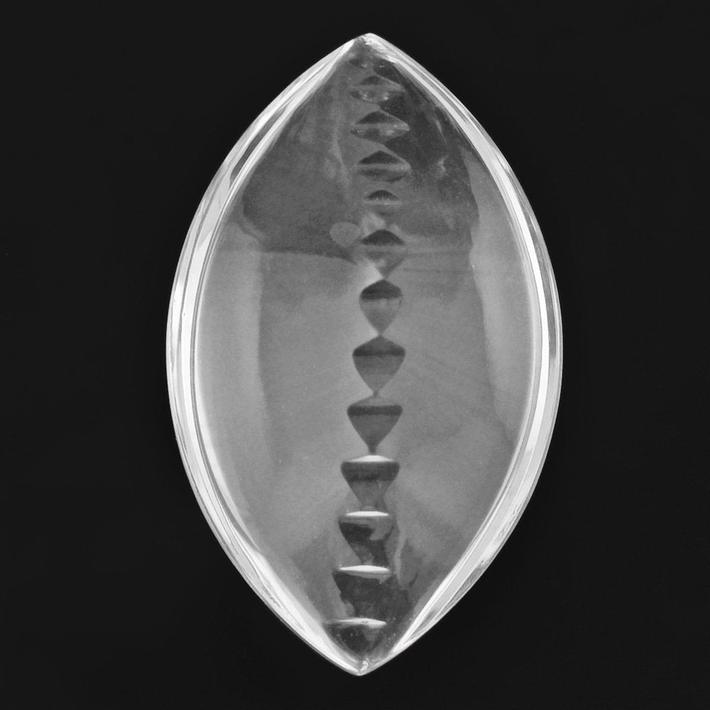 CRYSTAL BUFFTOP ZIP CUT BACK MARQUISE (DES#106) 20X12MM 9.75 Cts.