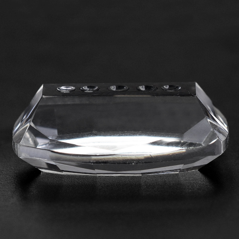 CRYSTAL BUBBLE LINE CUSHION (DES#124) 16X10MM 7.60 Cts.