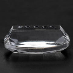 CRYSTAL BUBBLE LINE CUSHION (DES#124) 16X10MM 7.60 Cts.