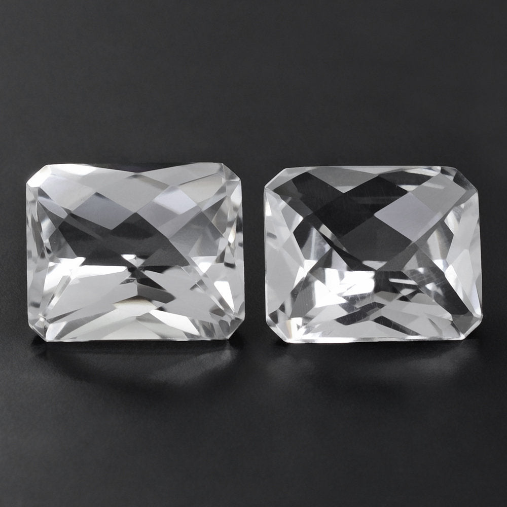 CRYSTAL SPECIAL CHECKER OCTAGON (DES#56) 12X10MM 5.68 Cts.