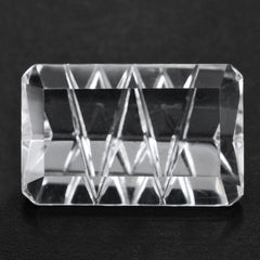 CRYSTAL CONCAVE LIGHTENING CUT OCTAGON (DES#99) 14X9MM 5.00 Cts.