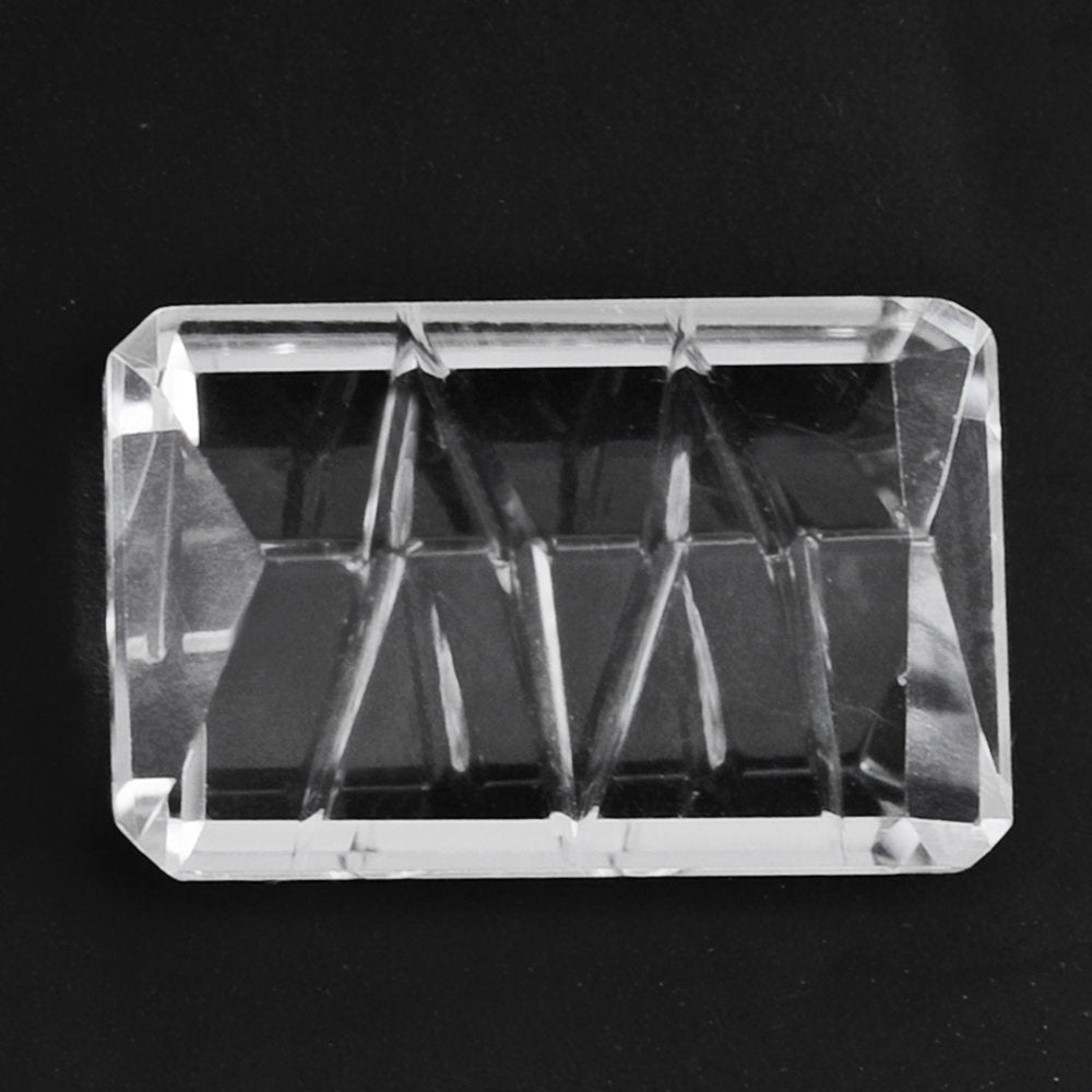 CRYSTAL CONCAVE LIGHTENING CUT OCTAGON (DES#99) 14X9MM 5.00 Cts.