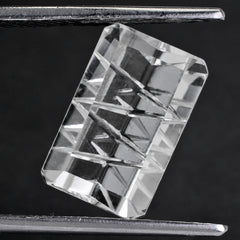 CRYSTAL CONCAVE LIGHTENING CUT OCTAGON (DES#99) 14X9MM 5.00 Cts.