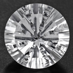 CRYSTAL CONCAVE SPLENDOR CUT ROUND (DES#74) 14MM 8.40 Cts.